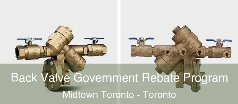  Back Valve Government Rebate Program Midtown Toronto - Toronto